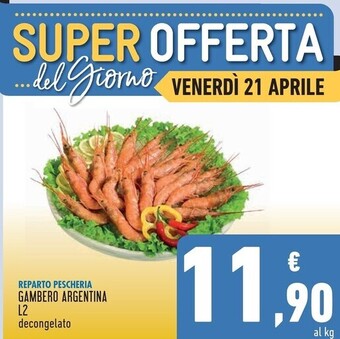Conad Superstore Gambero argentina l2 offerta