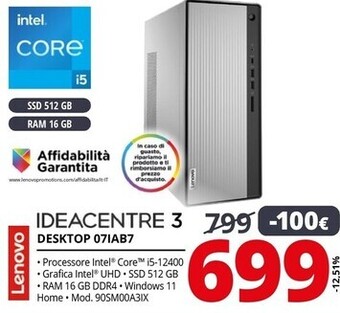 Lenovo ideacentre 3 desktop 07iab7