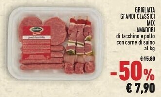 Conad Amadori grigliata grandi classici mix offerta