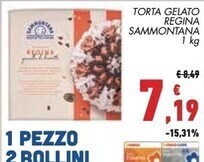 Conad Sammontana torta gelato regina offerta