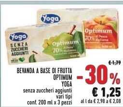 Conad Yoga bevanda a base di frutta optimum offerta