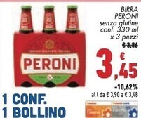 Conad Peroni birra offerta