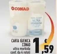 Conad Conad carta igienica offerta