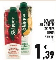 Conad Zuegg bevanda alla frutta skipper offerta