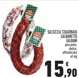 Conad Superstore Galbani salsiccia stagionata galbanetto offerta