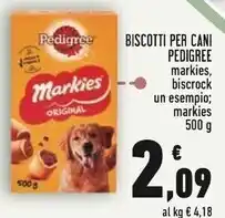 Conad Pedigree biscotti per cani offerta