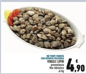 Conad Vongole lupini offerta