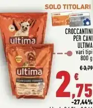 Conad Affinity croccantini per cani ultima offerta
