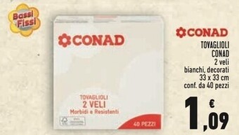 Conad Conad tovaglioli offerta