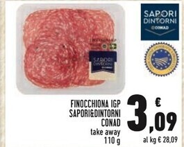 Conad finocchiona igp sapori & dintorni