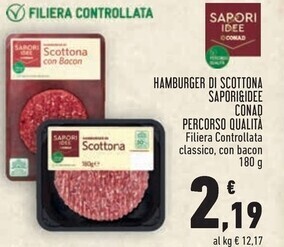 Conad Superstore Conad hamburger di scottona sapori & idee percorso qualità offerta
