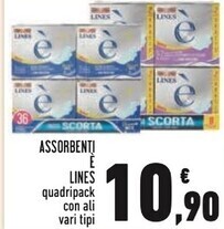 Conad Lines assorbenti offerta