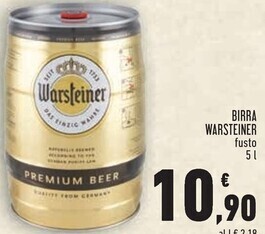 Conad Superstore Warsteiner birra offerta