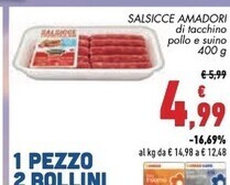 Conad Amadori salsicce offerta