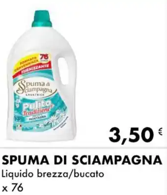 Iper Tosano Spuma di Sciampagna Liquido Brezza/Bucato x 76 offerta