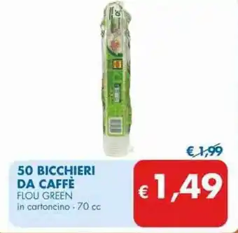 MD Discount 50 Bicchieri da Caffè 70 cc offerta