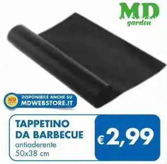 MD Discount MD garden Tappetino da barbecue 50x38 cm offerta