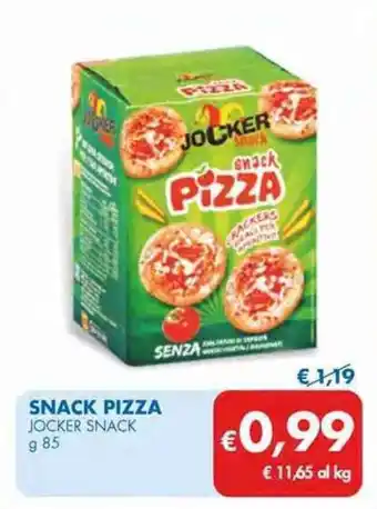 MD Discount Jocker Snack Snack Pizza 85 g offerta