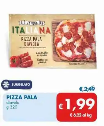 MD Discount La Vera Pizza Pala 320 g offerta
