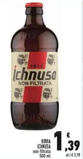 Conad Ichnusa Birra Non Filtrata 500 ml offerta