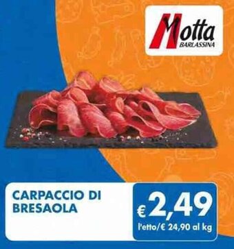 MD Discount Motta Carpaccio di Bresaola offerta