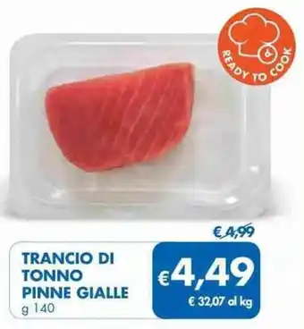 MD Discount Trancio di Tonno Pinne Gialle 140 g offerta