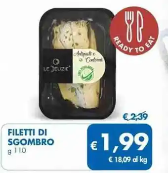 MD Discount Filetti di Sgombro 110 g offerta