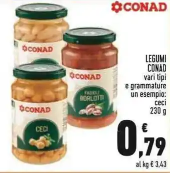 Conad Conad Legumi 230 g offerta
