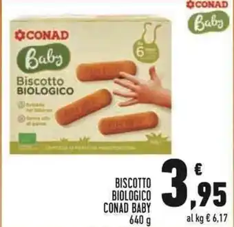 Conad Conad Baby Biscotto Biologico 640 g offerta