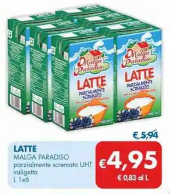 MD Discount Malga Paradiso Latte 1 l x 6 offerta