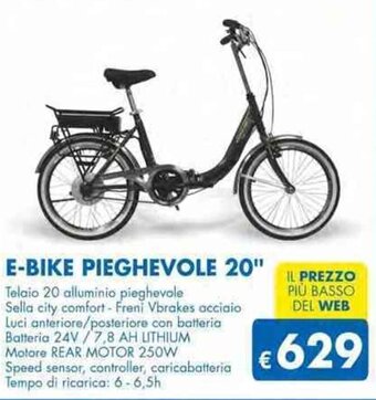 E-Bike Pieghevole 20"