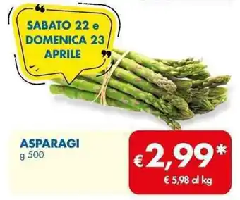 MD Discount Asparagi 500 g offerta