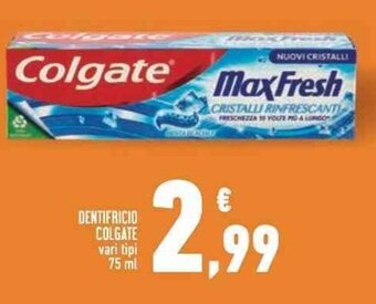 Conad Colgate Dentifricio 75 ml offerta
