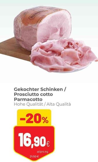 Coop Parmacotto Gekochter Schinken / prosciutto cotto offerta