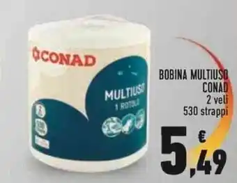 Conad Conad Bobina Multiuso 530 strappi offerta