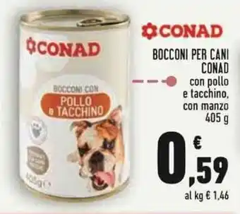 Conad Conad Bocconcini Per Cani 405 g offerta