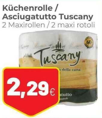 Coop Tuscany Küchenrolle / Asciugatutto 2 maxi rotoli offerta