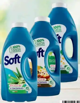 Prodet Soft Detersivo Lavatrice 45 Lavaggi offerta