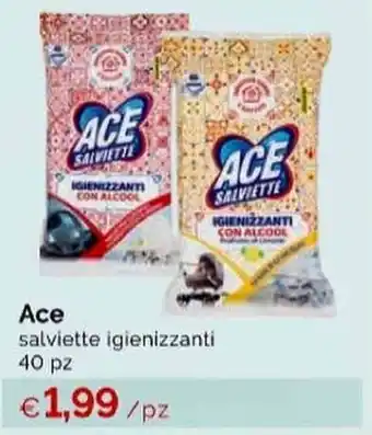 Prodet Ace Salviette Igienizzanti 40 pz offerta