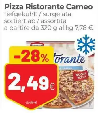 Coop Cameo Pizza Ristorante 320 g offerta