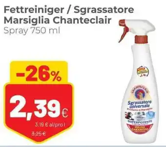 Coop Chanteclair Fettreiniger / Sgrassatore Marsiglia 750 ml offerta