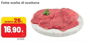 Coop Fette scelte di scottona offerta