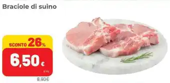 Coop Braciole di suino offerta