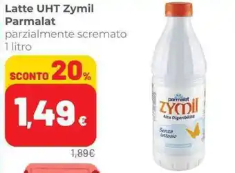Coop Parmalat Latte UHT Zymil 1 litro offerta