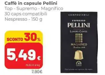 Coop Pellini Caffè in capsule 150 g offerta