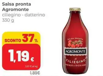 Coop Agromonte Salsa pronta 330 g offerta