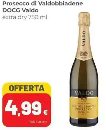 Coop Valdo Prosecco di Valdobbiadene DOCG 750 ml offerta
