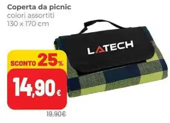 Coop Latech Coperta da picnic 130 x 170 cm offerta