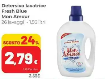 Coop Mon Amour Detersivo Lavatrice Fresh Blue 26 Lavaggi - 1,56 litri offerta