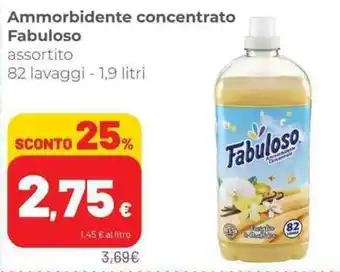 Coop Fabuloso Ammorbidente concentrato 1,9 litri offerta
